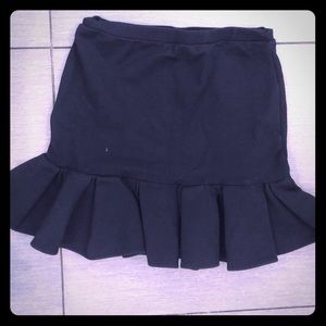 Micro skirt with fringes